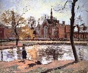 Camille Pissarro Dodge College oil